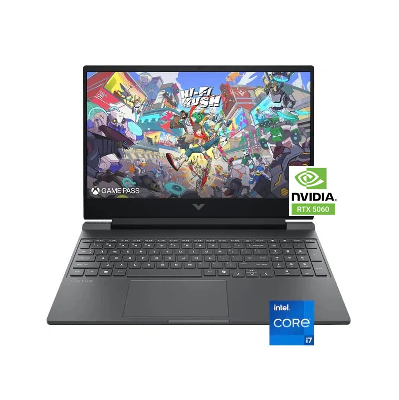 HP Victus 15-FA2787NR, Intel Core i7-13620H, RAM 16GB, 512GB SSD, NVIDIA Geforce 5060 8GB, 15.6 FHD IPS 144Hz, Silver