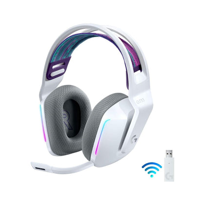 Logitech G733 Lightspeed Wireless Gaming Headset - White