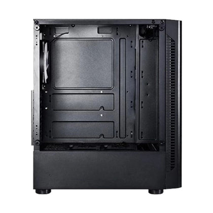 MASS 07 Mid Tower Case  4 RGB Fans - Black