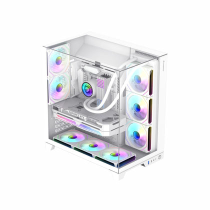 Case GAMEMAX Infinity Plus Mid Tower ATX - White