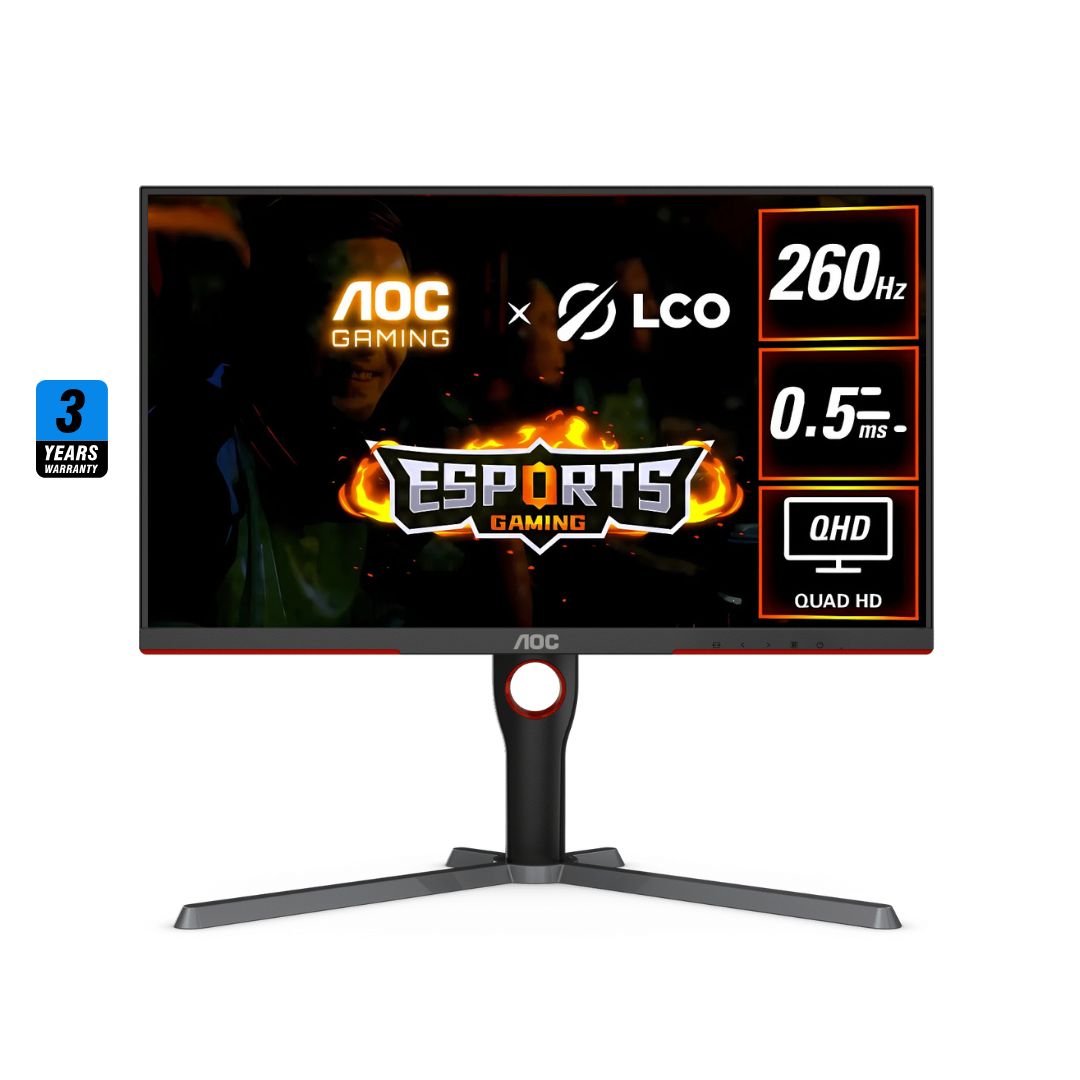 AOC Q27G3Z 27 2K (2560x1440) 260Hz 0.5Ms IPS Flat – العالمية AOC Q27G3Z 27 2K (2560x1440) 260Hz 0.5Ms IPS Flat – العالمية