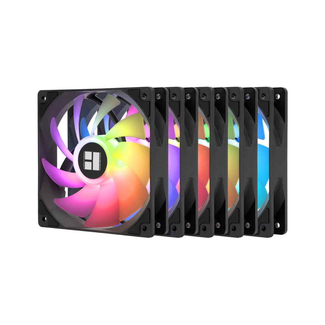 Thermalright TL-C12C-S X5 مجموعة مراوح 120mm ARGB (5 مراوح) - أسود