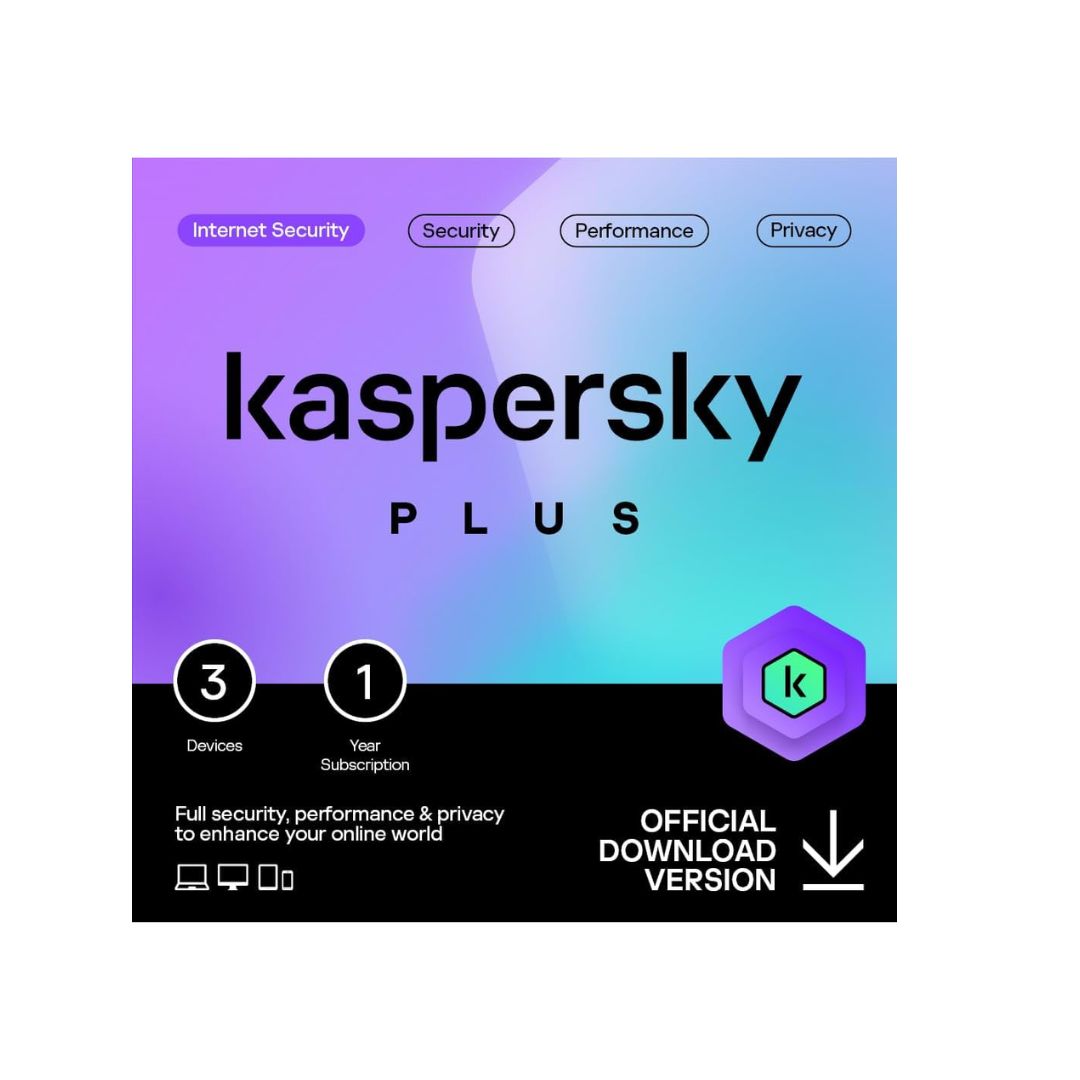 Kaspersky Plus Internet Security 2025 | 3 Devices | 1 Year