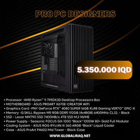 PRO PC DESIGNERS AMD Ryzen™ 9 7950X3D, RTX 4080 Super 16GB