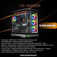 Pc Build AMD Ryzen 7 9800X3D, RTX 5070 12GB