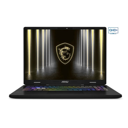 MSI Crosshair 16 HX AI D2XWFKG-203XAE، معالج Intel Core Ultra 9-275HX، ذاكرة وصول عشوائي (RAM) سعة 32 جيجابايت، قرص SSD سعة 1 تيرابايت، بطاقة رسومات NVIDIA Geforce RTX 5060 سعة 8 جيجابايت، شاشة 16.0 بوصة بدقة 2K QHD+ IPS وتردد 240 هرتز، لون رمادي كوزموس