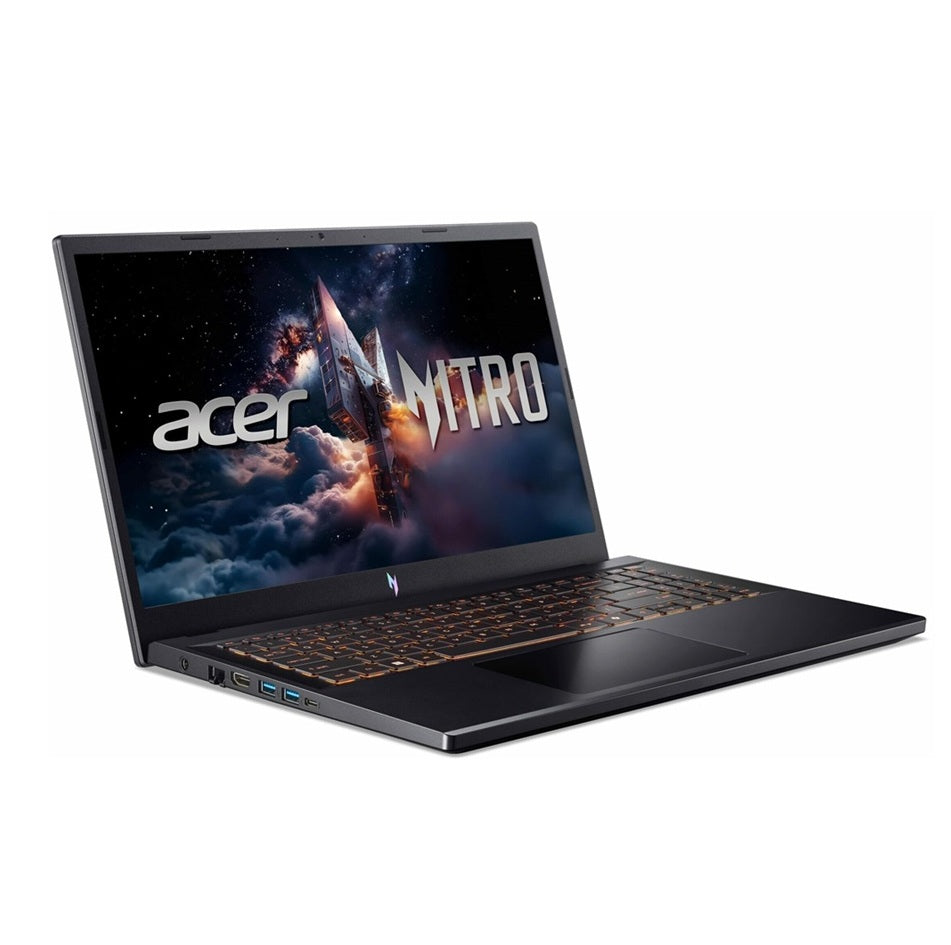 Acer Nitro V15 ANV15-52-788T، Intel Core i7-13620H، ذاكرة وصول عشوائي (RAM) سعة 16 جيجابايت، قرص SSD سعة 512 جيجابايت، بطاقة رسومات NVIDIA RTX 3050 سعة 6 جيجابايت، شاشة 15.6 بوصة عالية الدقة بتردد 165 هرتز، لون أسود أوبسيديان 