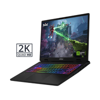 MSI Crosshair A16 HX AI D8WFKG-016XAE, AMD Ryzen 9-8940HX, RAM 32GB(Upgraded), SSD 1TB, NVIDIA RTX 5060 8GB, 16.0 Inch 2K QHD+ 240Hz, Cosmos Gray