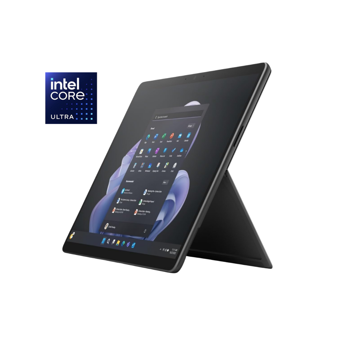 مايكروسوفت سيرفس برو 10 - ZDV-00025، معالج إنتل كور ألترا 7-165U، ذاكرة وصول عشوائي 16 جيجابايت، قرص صلب SSD 256 جيجابايت، معالج رسومات إنتل، شاشة 13.0 بوصة 120 هرتز، أسود 