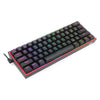 FIZZ K617 60%  Rainbow Mechanical Gaming Keyboard, Red Switch