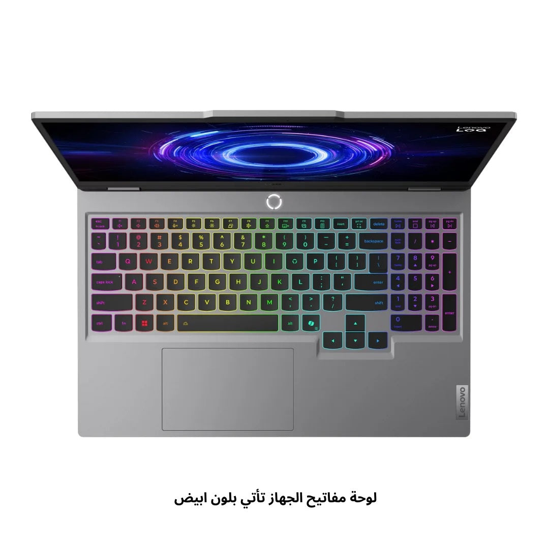 Lenovo LOQ 15IRX10 - (KUAX-L3PS), Intel Core i7-13700HX, RAM 24GB, SSD 512GB, NVIDIA Geforce RTX 5060 8GB, 15.6 FHD IPS 144Hz, Luna Grey