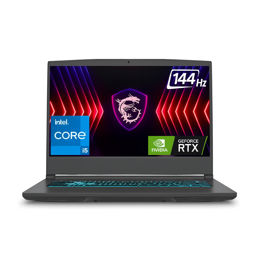 MSI Thin 15 B13UC-1000US, Intel Core i5-13420H, RAM 16GB, SSD 512GB, NVIDIA RTX 3050 4GB, 15.6 Inch FHD 144Hz, Cosmos Grey
