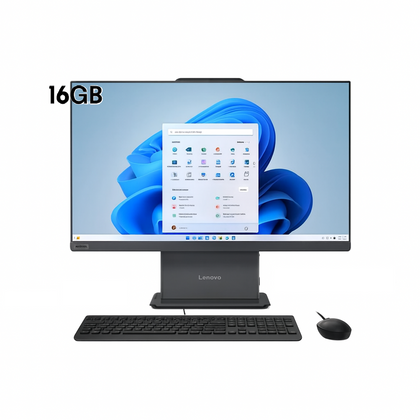 جهاز لينوفو ثينك سنتر نيو 50A (HV00) الكل في واحد، انتل كور i5-13420H، رام 16 جيجابايت، قرص صلب SSD 512 جيجابايت، رسومات انتل UHD، شاشة 24 بوصة FHD IPS، رمادي