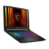 MSI Katana 15 HX B14WEK-459XJO، Intel Core i7-14650HX، ذاكرة وصول عشوائي (RAM) سعة 16 جيجابايت، قرص SSD سعة 1 تيرابايت، بطاقة رسومات NVIDIA RTX 5050 سعة 8 جيجابايت، شاشة 15.6 بوصة FHD IPS بتردد 144 هرتز، أسود