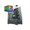 حافظة DarkFlash DY450L Pro Mid Tower - سوداء