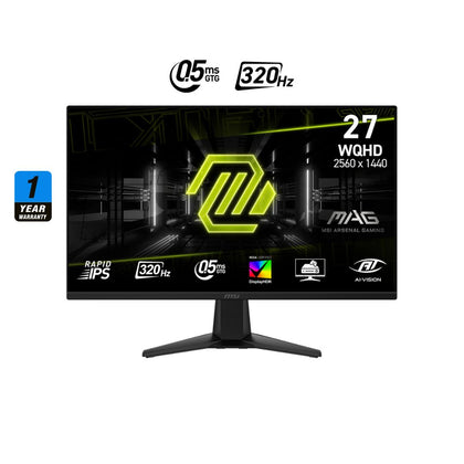 MSI MAG 275QF X32 27 inch, 2K (2560x1440) 320Hz 0.5Ms, Rapid IPS Flat, Monitor
