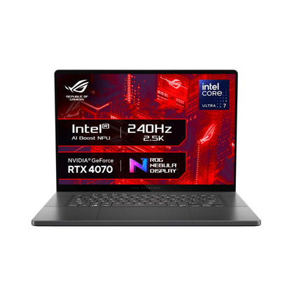 Asus ROG Zephyrus G16 GU605MI-OLED007W, Intel® Core™ Ultra 7 -155H, RAM 32GB, 1TB SSD NVMe, RTX 4070 8GB, 16-inch 2.5K, OLED 240Hz, GREY