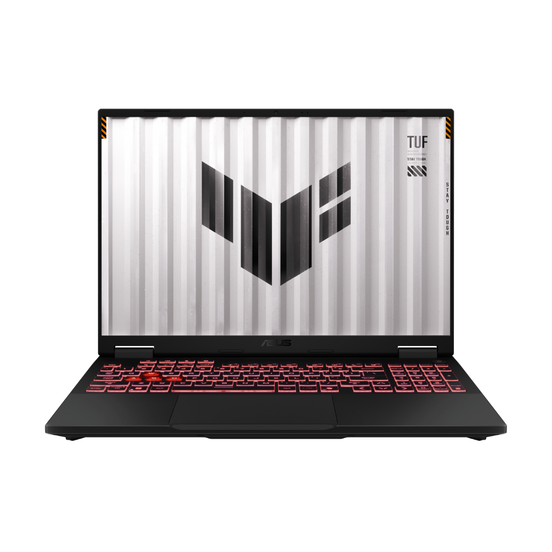 ASUS TUF Gaming A16 FA608UH-RV049، AMD Ryzen 7-260، ذاكرة وصول عشوائي (RAM) سعة 16 جيجابايت، قرص SSD سعة 512 جيجابايت، بطاقة رسومات NVIDIA Geforce RTX 5050 سعة 8 جيجابايت، شاشة 16.0 بوصة WUXGA بتردد 165 هرتز، لون رمادي Jaeger
