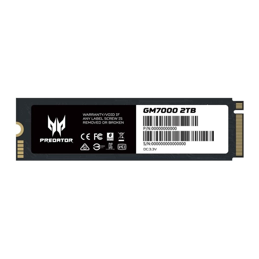 Acer Predator GM7000 2TB , 7400 MB/s - NVMe Gen 4.0,  SSD