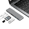 Adapter Type-C USB 3.0 HUB Combo TF SD Card Card Reader (Apple Macbook)