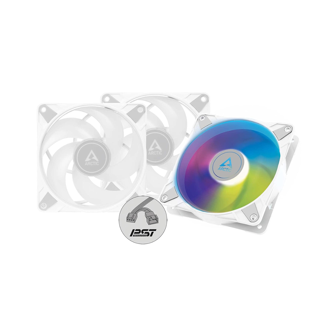 ARCTIC P12 PWM PST A-RGB (White) - 3 Pack