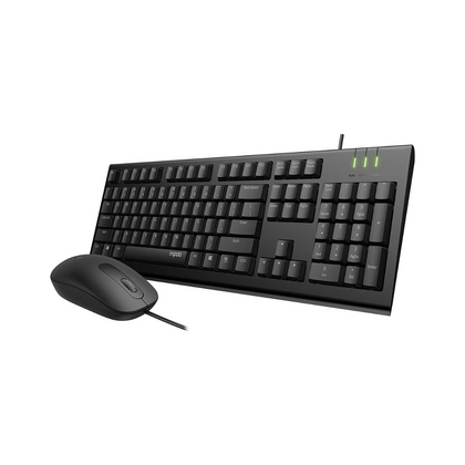 Rapoo X120 PRO Wired Optical Combo Kit Keyboard & Mouse