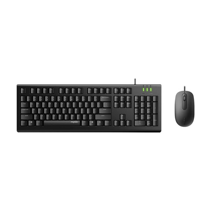 Rapoo X120 PRO Wired Optical Combo Kit Keyboard & Mouse