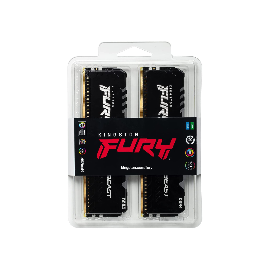 Kingston FURY Beast RGB 64GB (2x32GB) 3600Mhz DDR4 CL18