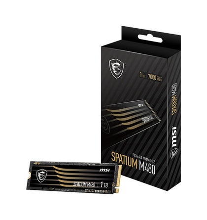 MSI SPATIUM M480 PCIe 4.0 1TB M.2 NVME 7000MB/s