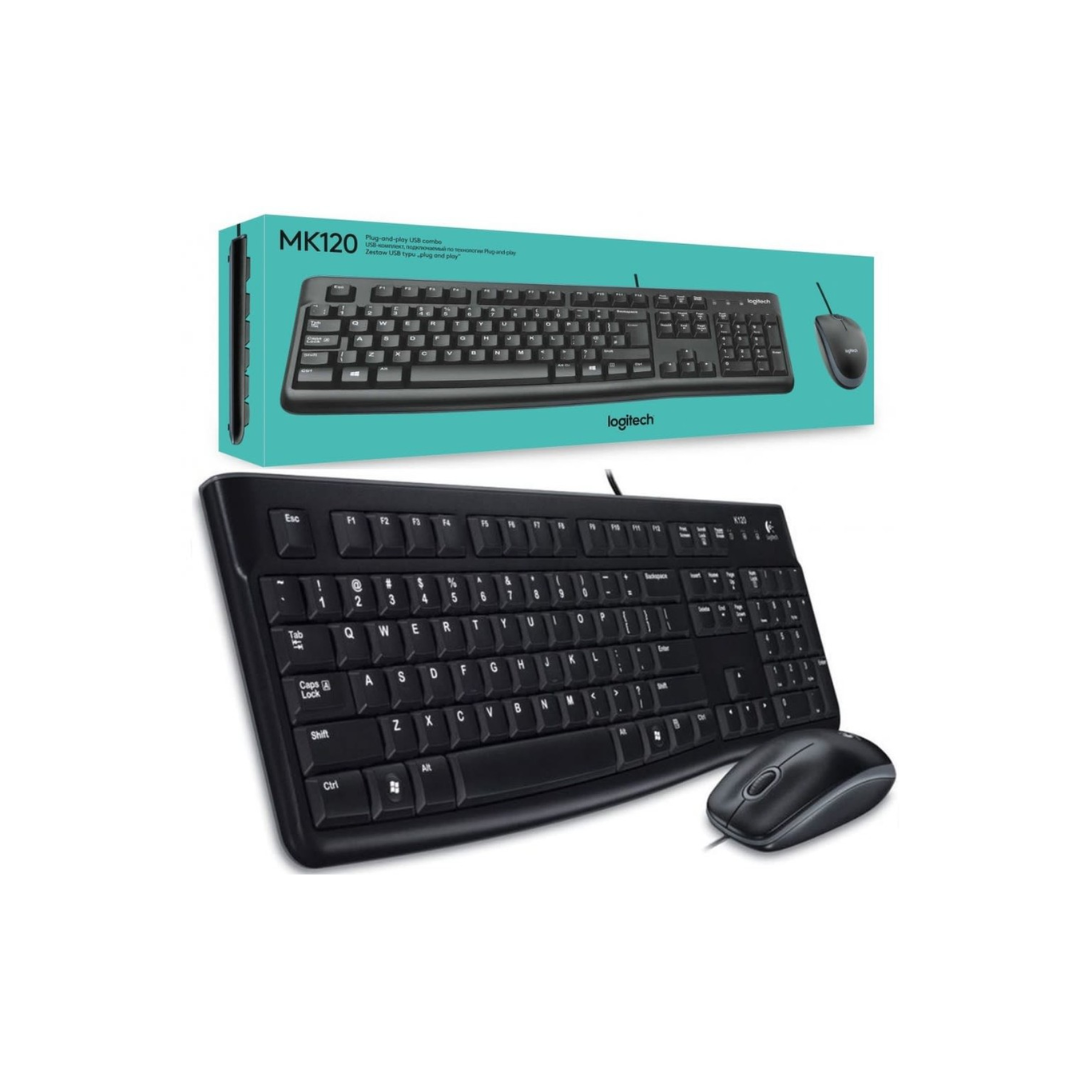 Logitech MK120 USB Keyboard and Mouse Combo Kit